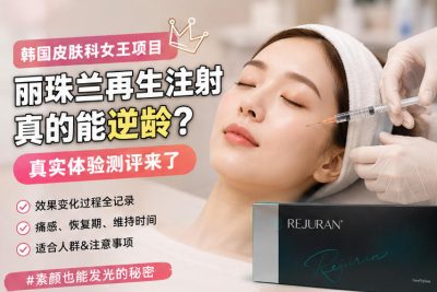 丽珠兰再生注射真的能逆龄？韩国皮肤科女王项目体验测评来了