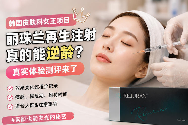 丽珠兰再生注射真的能逆龄？韩国皮肤科女王项目体验测评来了