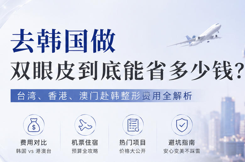 去韩国做双眼皮到底能省多少钱？台湾、香港、澳门赴韩整形费用全解析