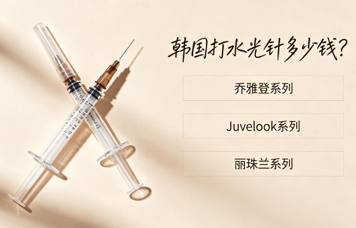 韩国打水光针多少钱?水光针排名前三的乔雅登/Juvelook/丽珠兰具体系列价格分享