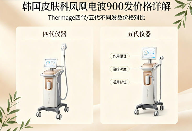 韩国皮肤科做鳳凰電波900發價錢是多少?本文详解Thermage四代/五代不同发数价格