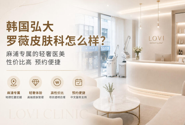 韩国弘大罗薇皮肤科怎么样?麻浦专属的轻奢医美性价比高预约便捷