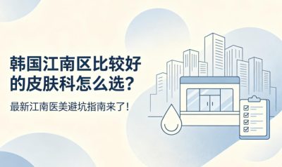 韩国江南区比较好的皮肤科怎么选？2026最新江南医美避坑指南来了！