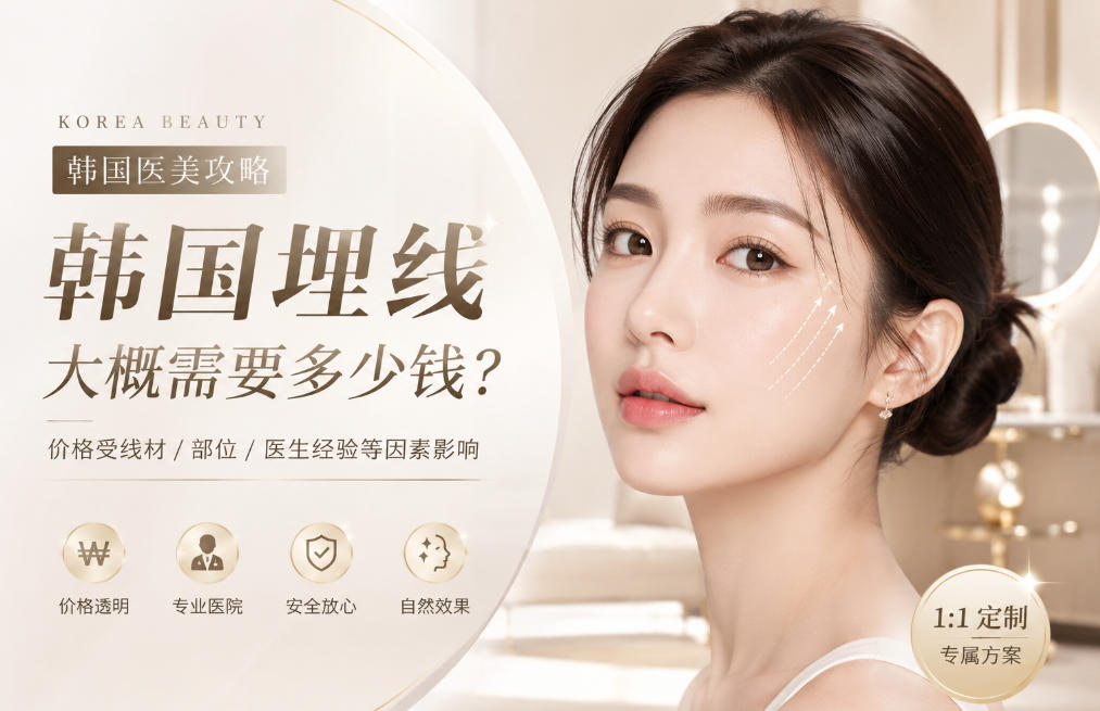 韩国埋线大概需要多少钱?眼部/面部等不同部位提升埋线价格及口碑医院推荐